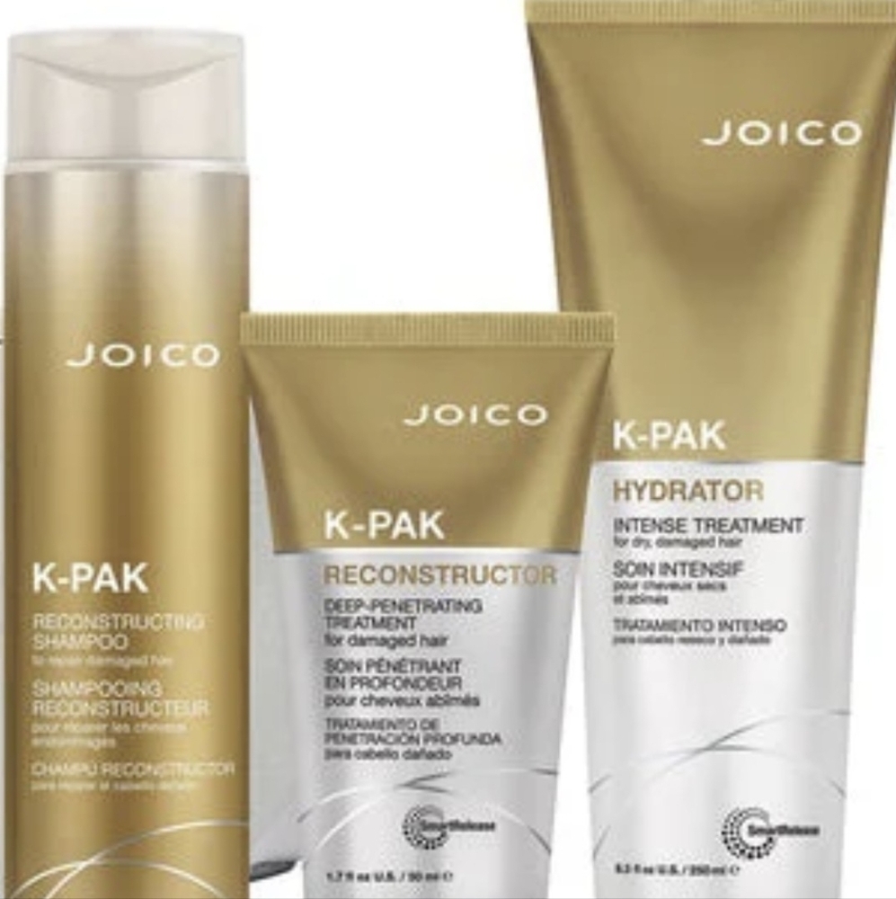 Joico K-Pak Hair Care Trio in Gold and White